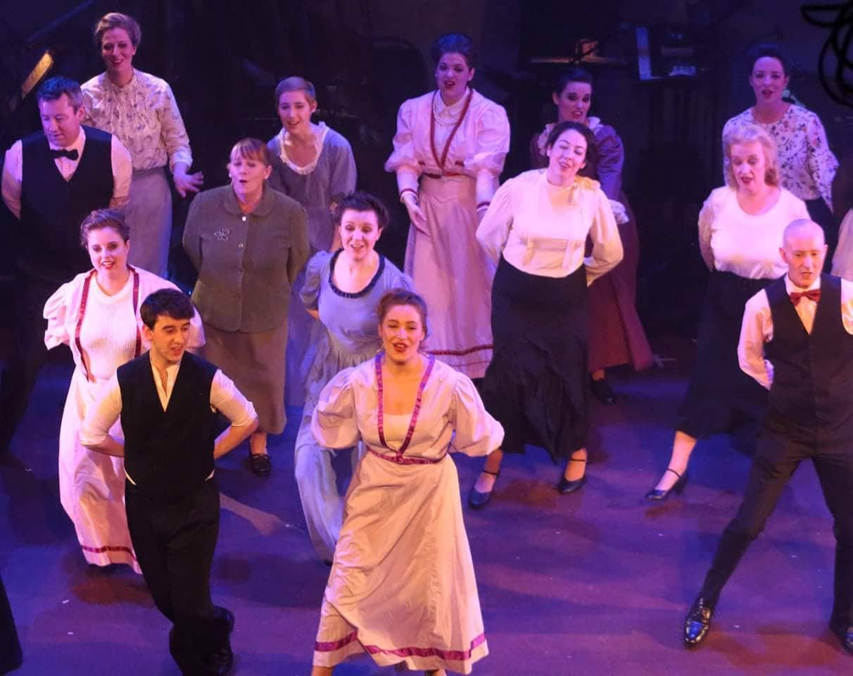 Members of the Funny Girl Cast On Stage